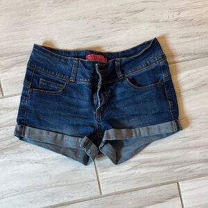 Wax Jean Women's Blue Denim Shorts